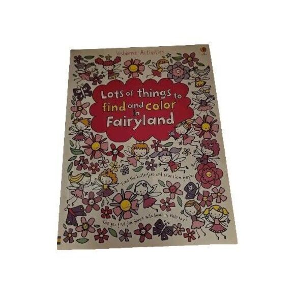 Lots of things to find and color in Fairyland Children's Book - Picture 1 of 4